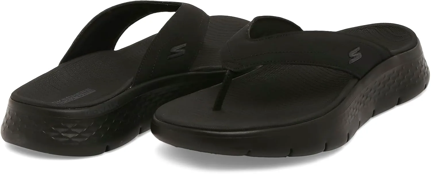 Мужские сандалии Skechers Go Walk Flex - Валлейхо, черный — фото 4