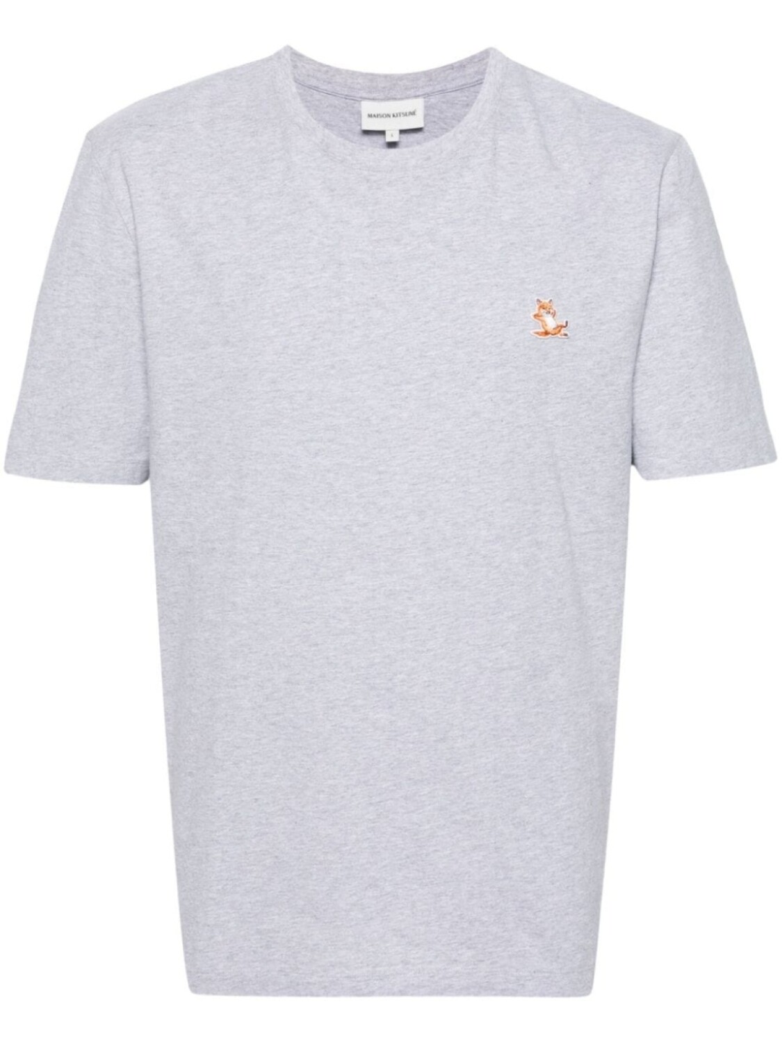 

Футболка с нашивкой Chillax Fox Maison Kitsuné, серый
