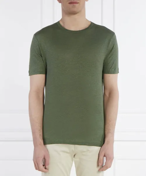 

Футболка льняная tiburt 456 Regular fit Boss, зеленый