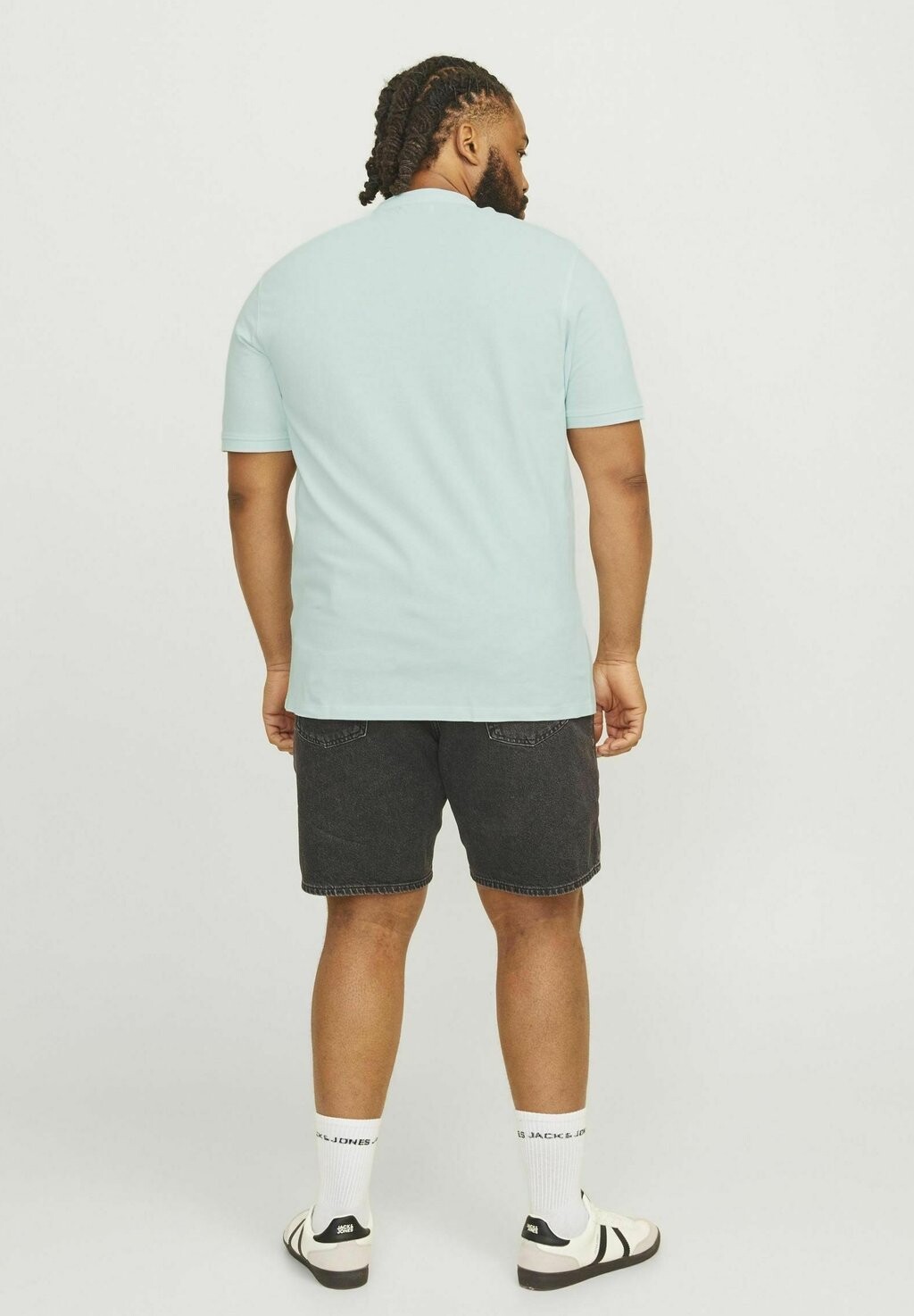 

Базовая футболка PLUS SIZE EINFARBIG Jack & Jones, синий