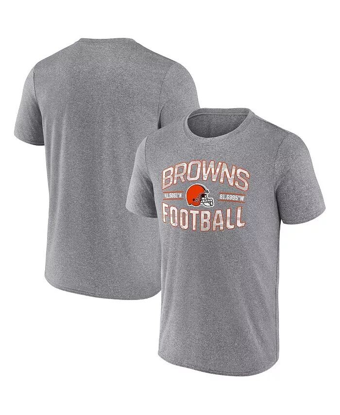 

Мужская серая футболка с принтом Cleveland Browns Want To Play Fanatics