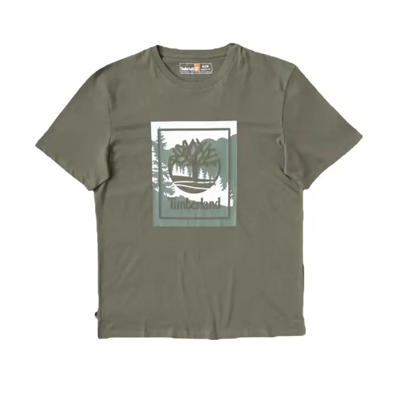 

Timberland Футболка мужская армейского зеленого цвета, Зеленый, Timberland Футболка мужская армейского зеленого цвета