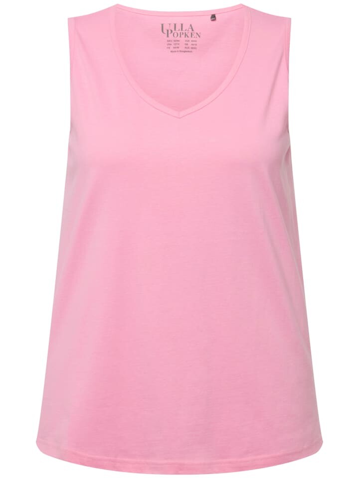 

Футболка Ulla Popken, цвет hell pink