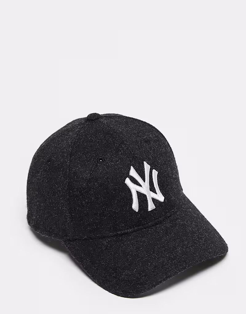 

Кепка NY Yankees 9forty Melton Wool Look черного цвета New Era