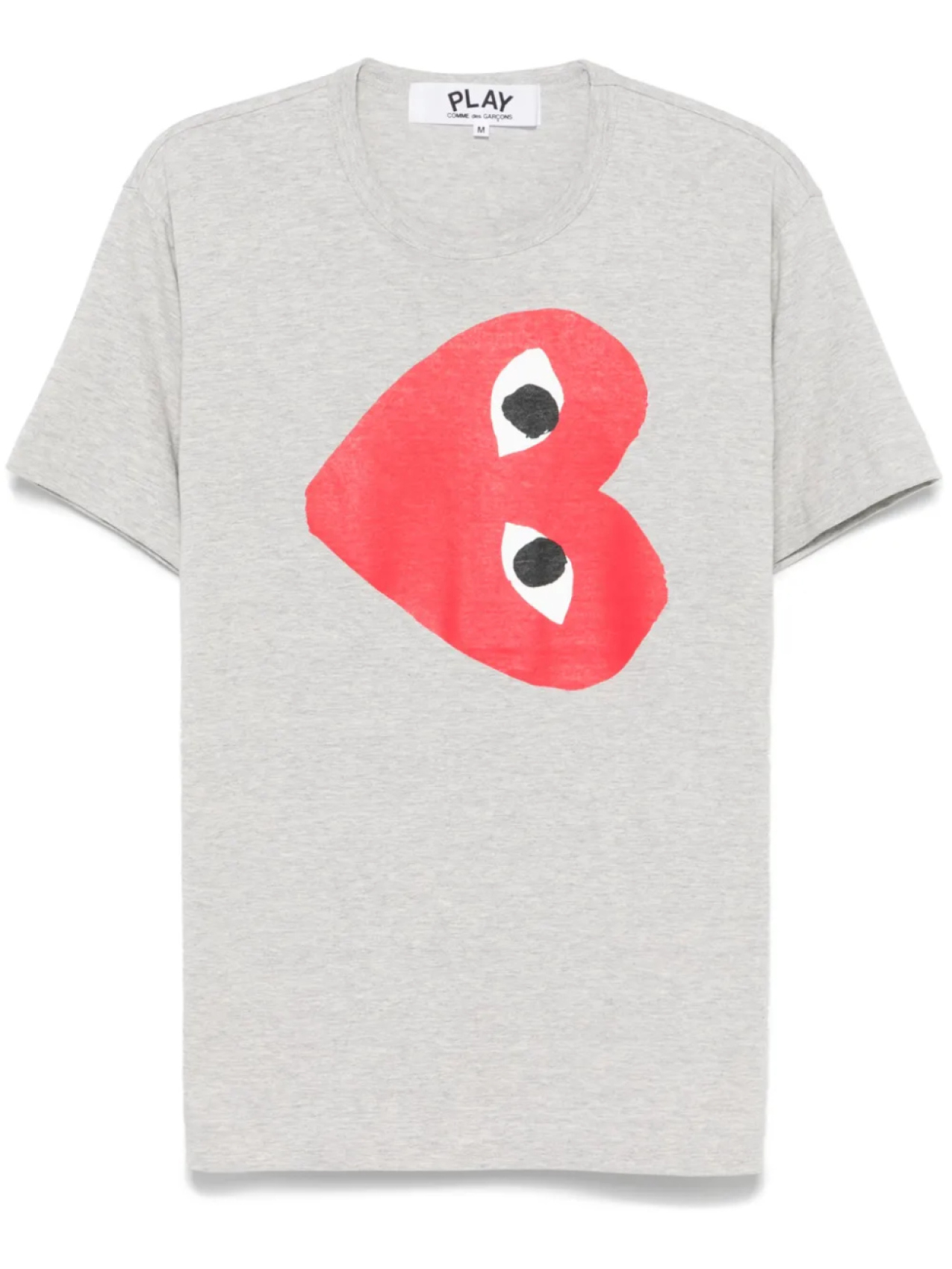 

Футболка с принтом Comme Des Garçons Play, серый