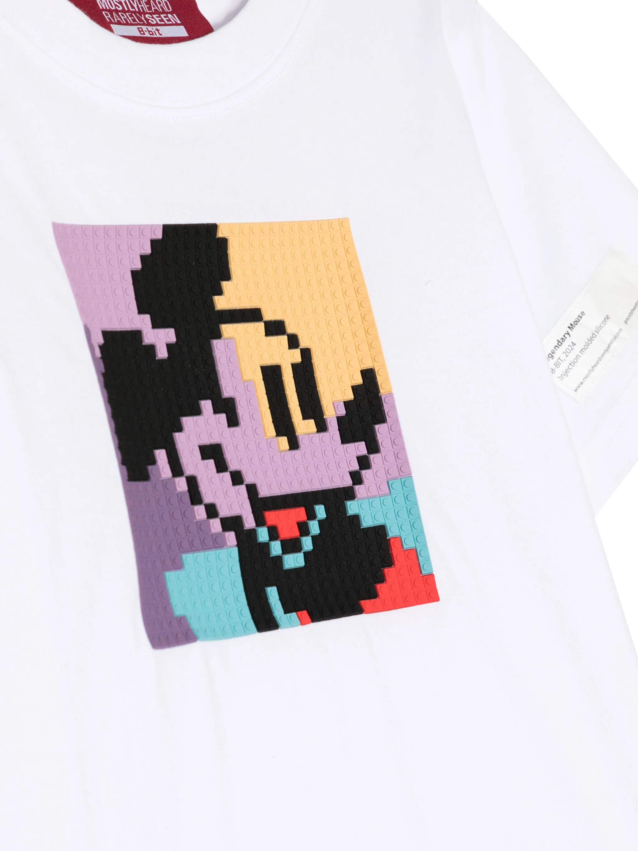 Футболка Legendary Mouse Mostly Heard Rarely Seen 8-Bit, белый — фото 3