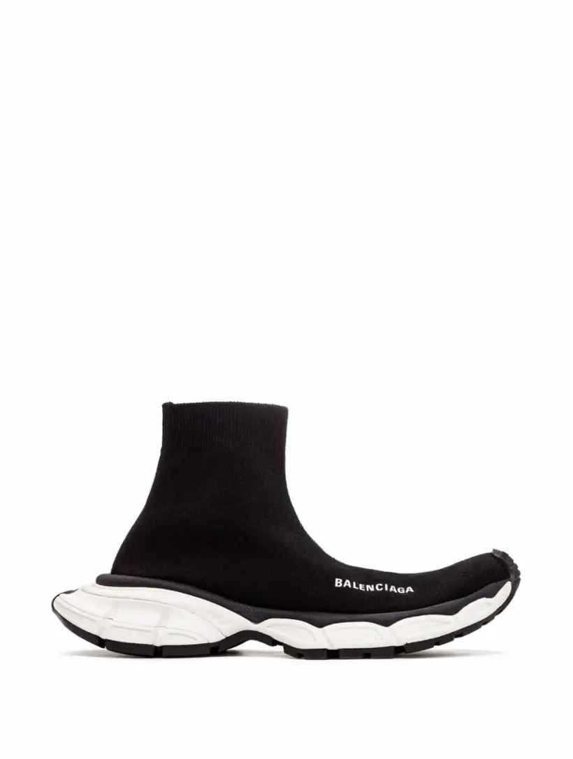 

Текстильные кроссовки 3XL Sock Balenciaga, черный