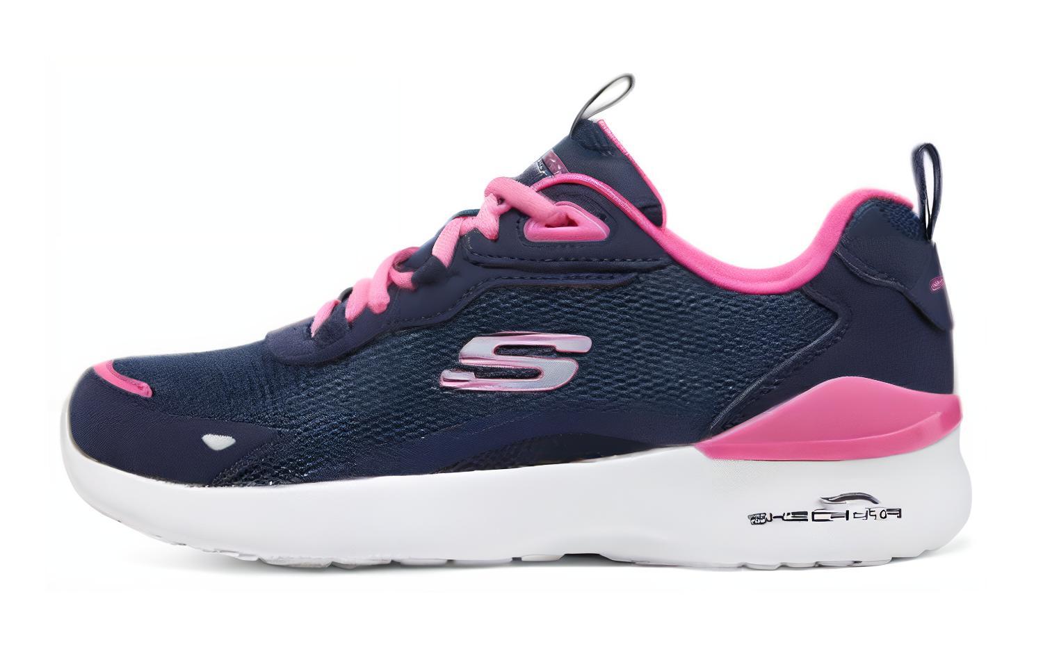 

Кроссовки женские Skech-Air Dynamight с низким верхом, черные/розовые Skechers