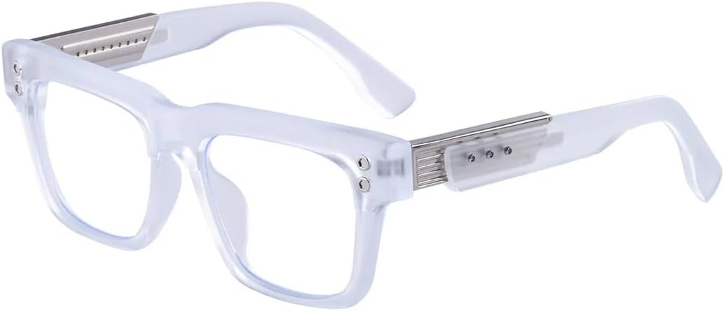 

Винтажные солнцезащитные очки для женщин и мужчин, роскошные дизайнерские, популярные в стиле панк, с заклепками, для активного отдыха и вождения, мужские солнцезащитные очки UV400 SZVVBKK, Clear Silver Clear