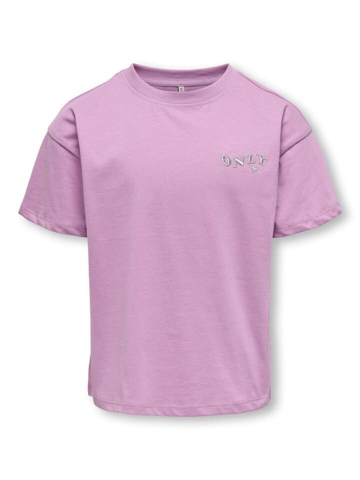 

Футболка KIDS ONLY T-Shirt KOGMAIKEN LIFE CROP S/S ONLY, цвет african violet