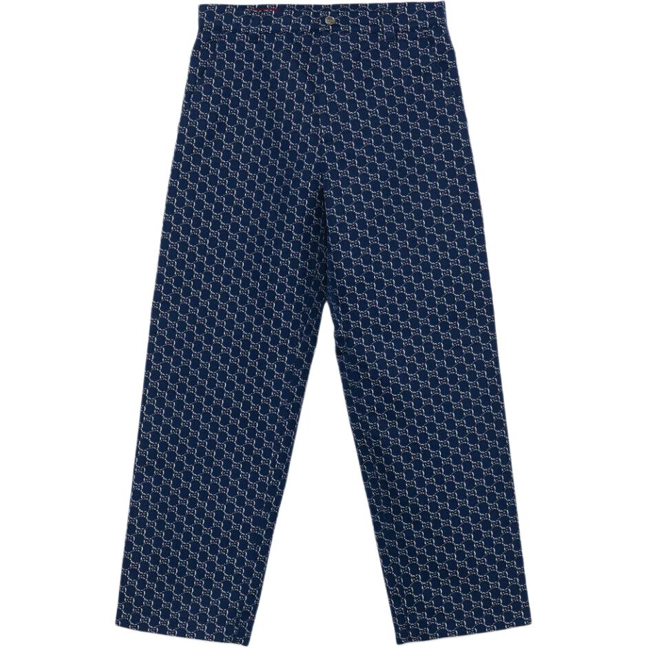 

Брюки Gg Shadow Jacquard GUCCI, синий белый