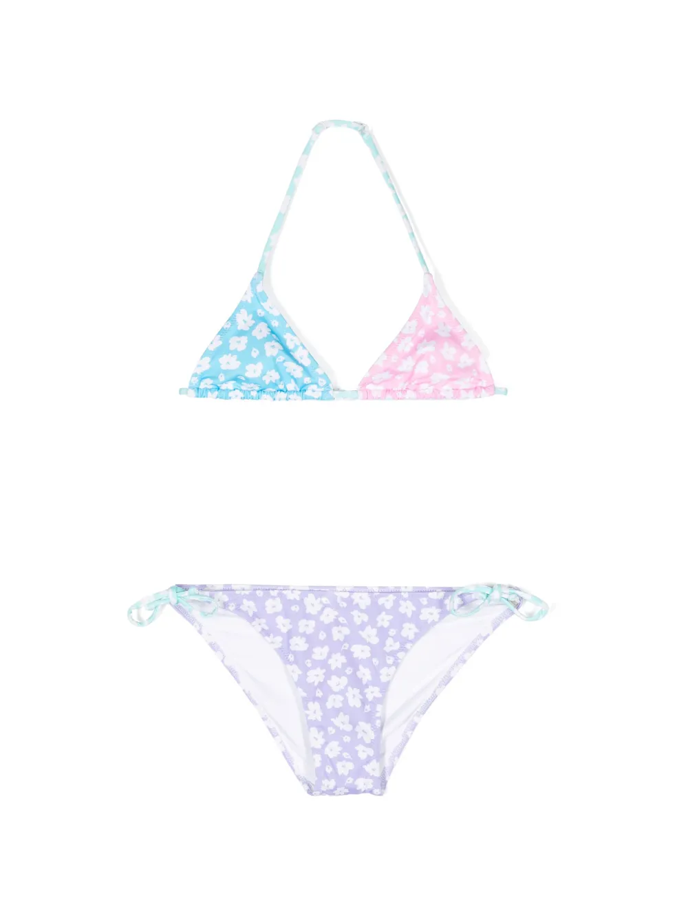 

Бикини Holly в стиле колор-блок MC2 Saint Barth Kids, фиолетовый