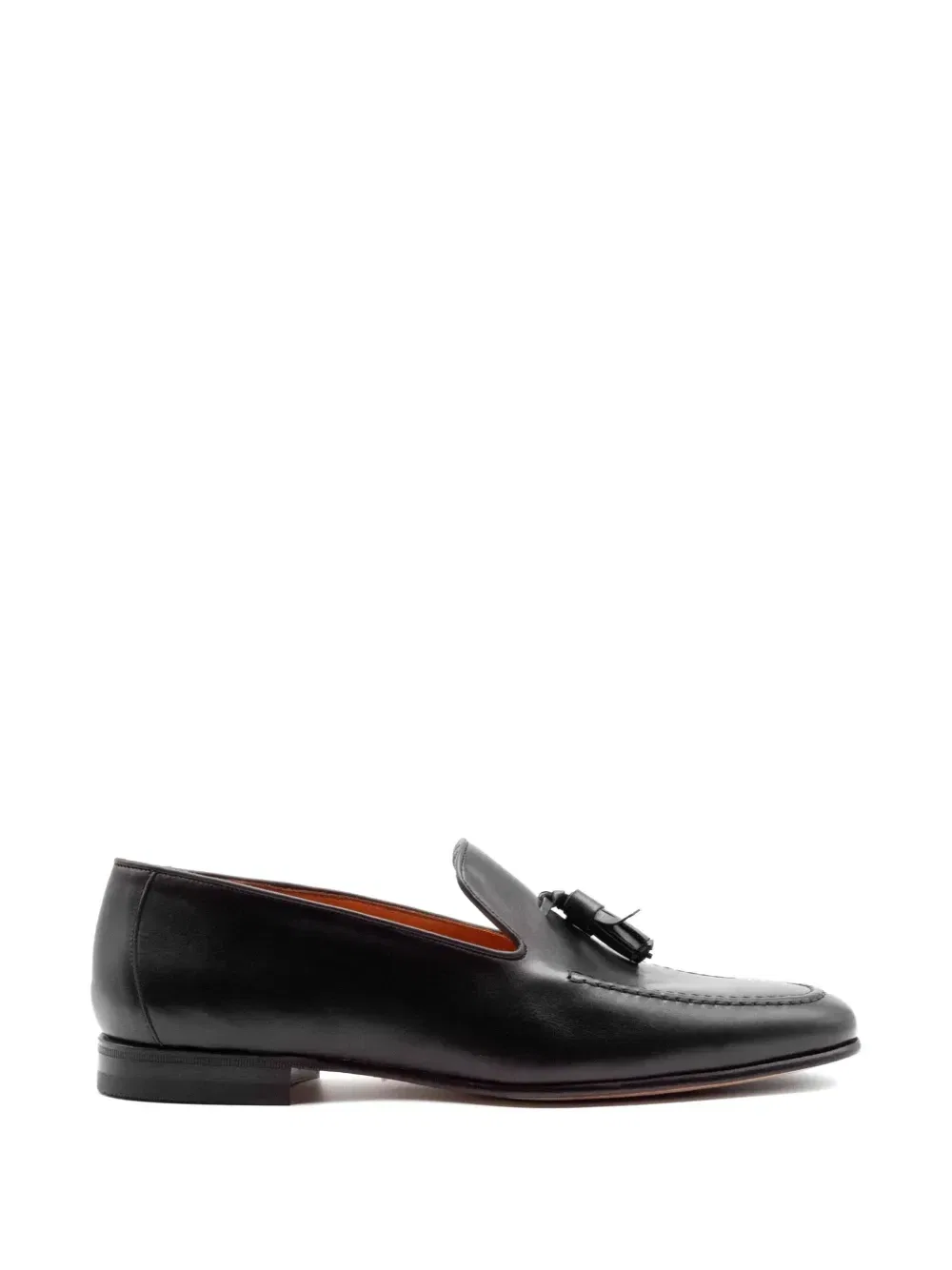 Лоферы с круглым носком и кисточками Berwick Shoes, черный
