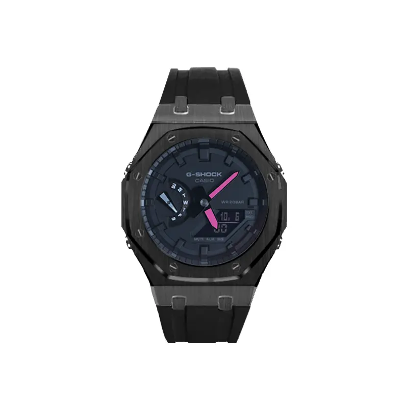 

Мужские часы CASIO Liquid Crystal/Analog Dual Display Series черные