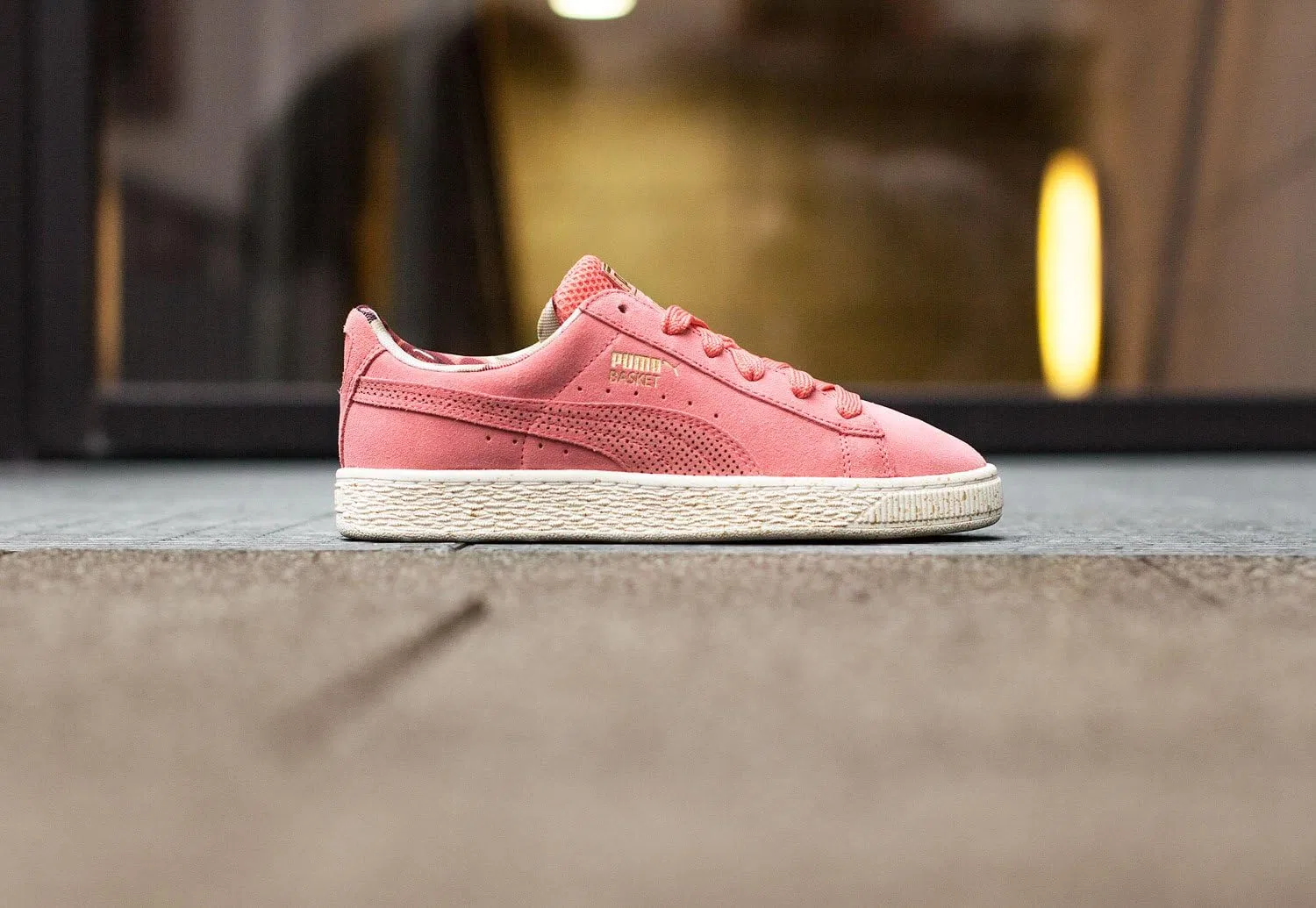 Puma - Basket X Careaux X Rose - Женские кроссовки - размер 3.5 (Великобритания) — фото 3