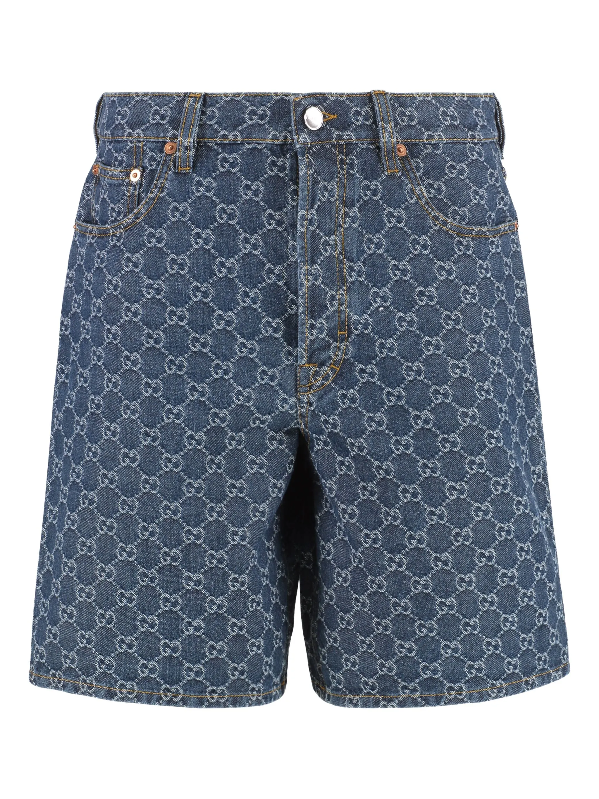 

Джинсовые шорты Gucci, синий