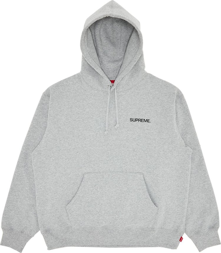 

Толстовка Supreme Immortal Hooded 'Heather Grey', серый