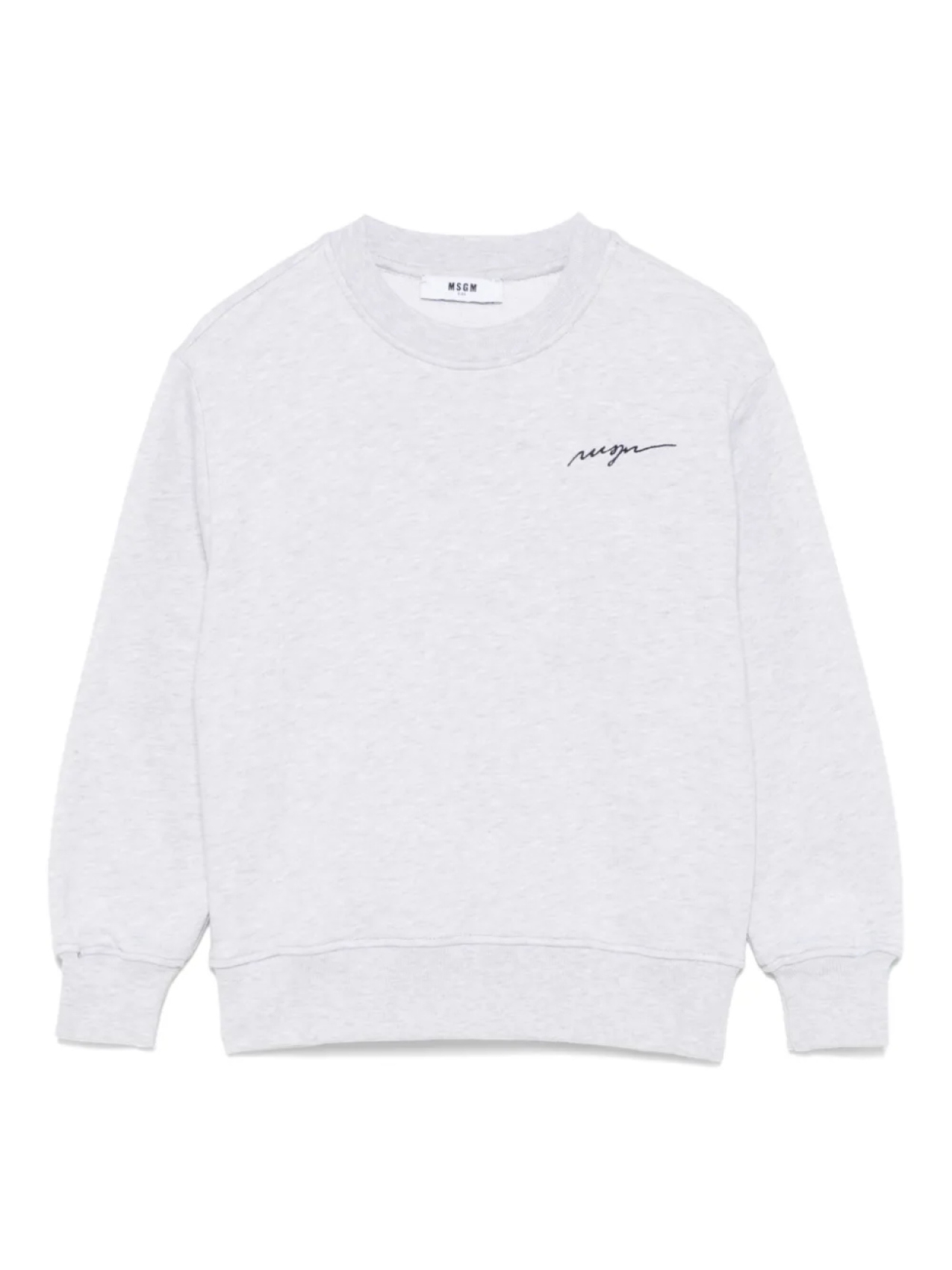 

Толстовка с вышитым логотипом MSGM Kids, серый