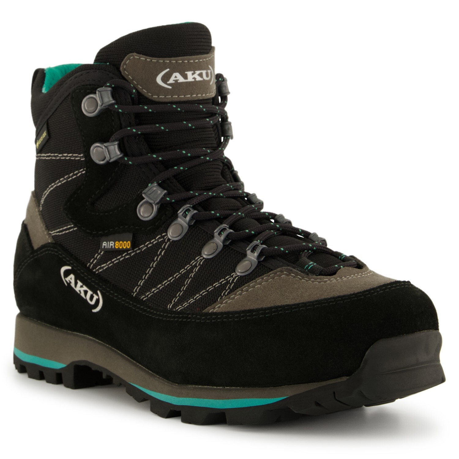 Ботинки для прогулки Aku Women's Trekker L 3 Wide GTX, цвет Black/Mint — фото 2