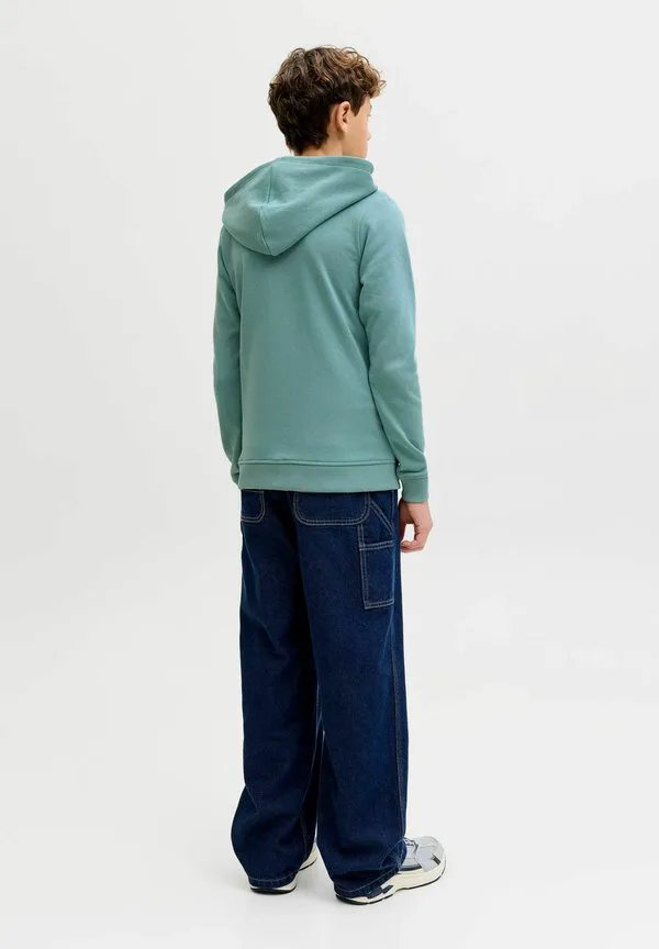 Толстовка kapuzen на молнии Jack & Jones Junior, Mineral Blue — фото 3