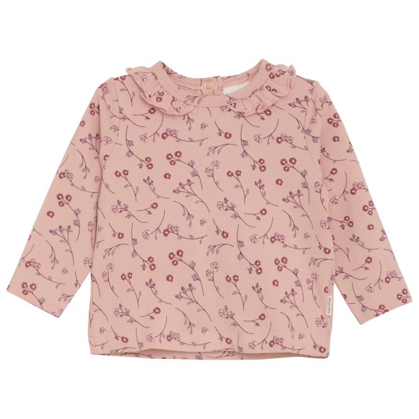 

Футболка для девочки l/s aop - длинный рукав Minymo, Misty Rose