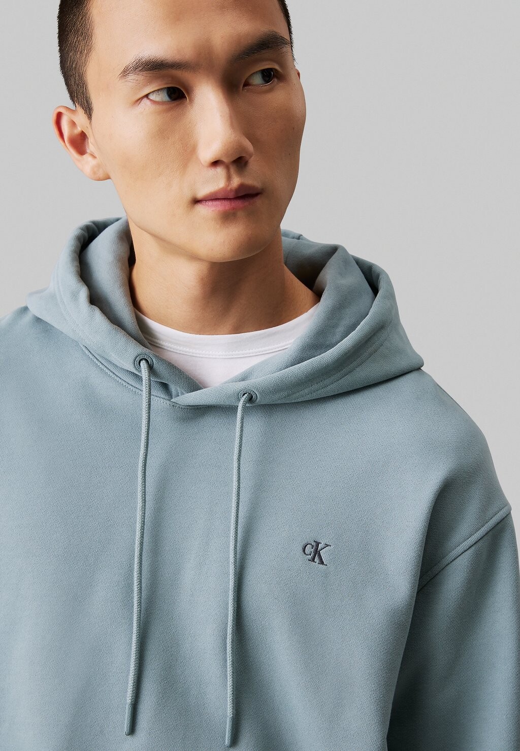 

Толстовка HEAVYWEIGHT CK EMBRO Calvin Klein Jeans, светло-голубой