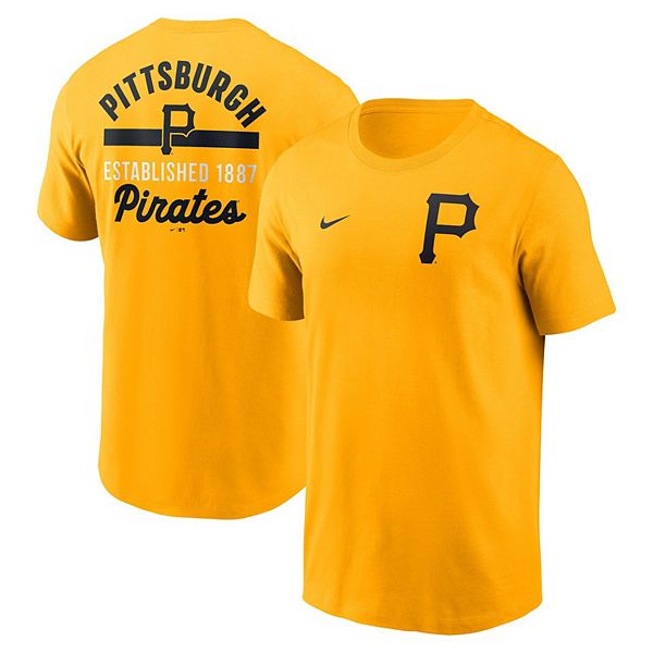 

Мужская футболка Pittsburgh Pirates золотистого цвета Nike