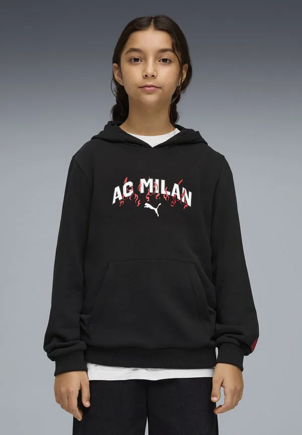 Толстовка ac milan culture Puma, Black- White — фото 2