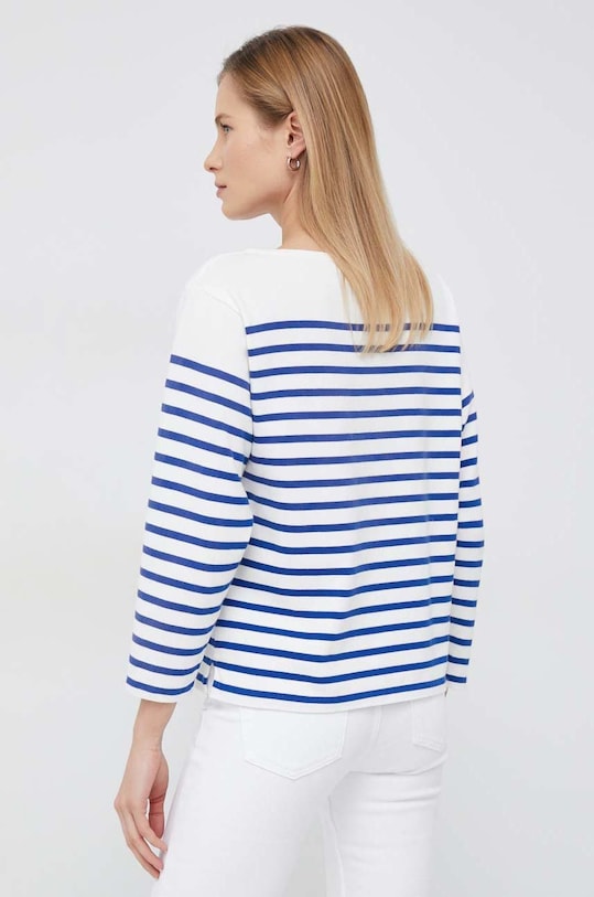 Хлопковый лонгслив Polo Ralph Lauren, синий — фото 3
