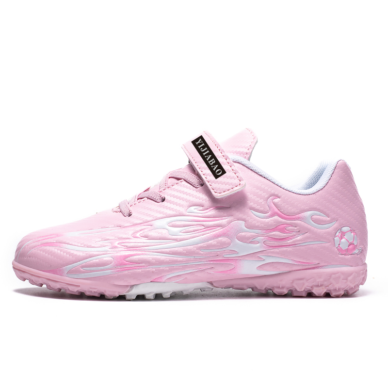 

Детские футбольные бутсы для детей Yi Jiabao, белый/розовый