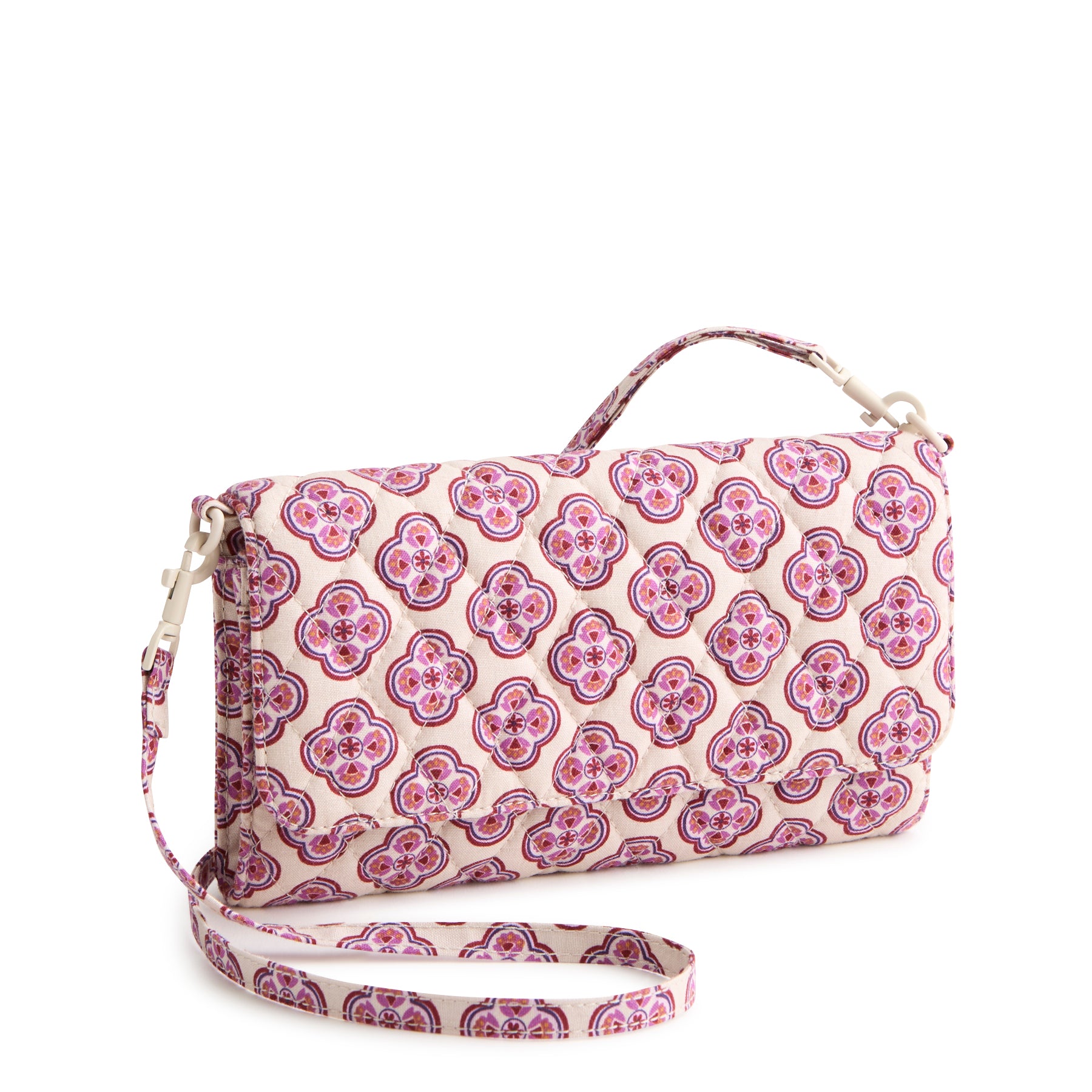 

Сумка-кошелек из хлопка Outlet Crossbody Vera Bradley, лавандовый