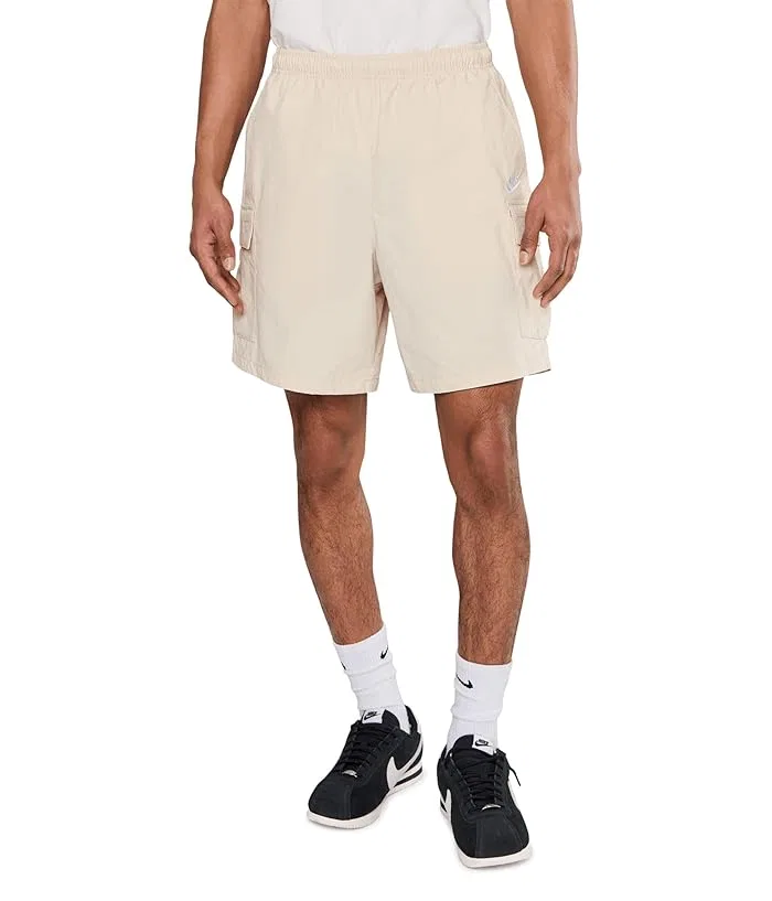 Шорты спортивные Nike Sportswear Club Utility, Light Khaki/White
