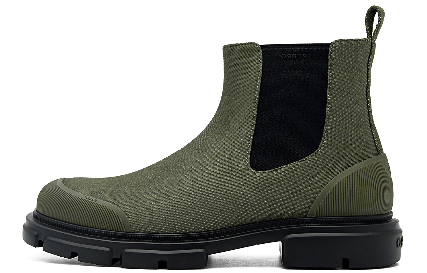 

PEDRO Оригинальная серия короткие челси ботинки мужские армейский зеленый, цвет Army Green