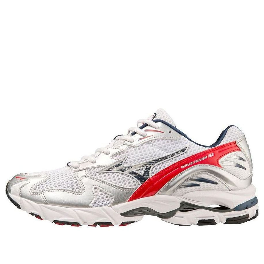 

Кроссовки Mizuno Wave Rider 10 'White Silver Red', белый