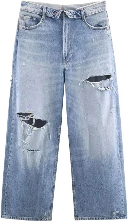 Джинсы, свободные, E