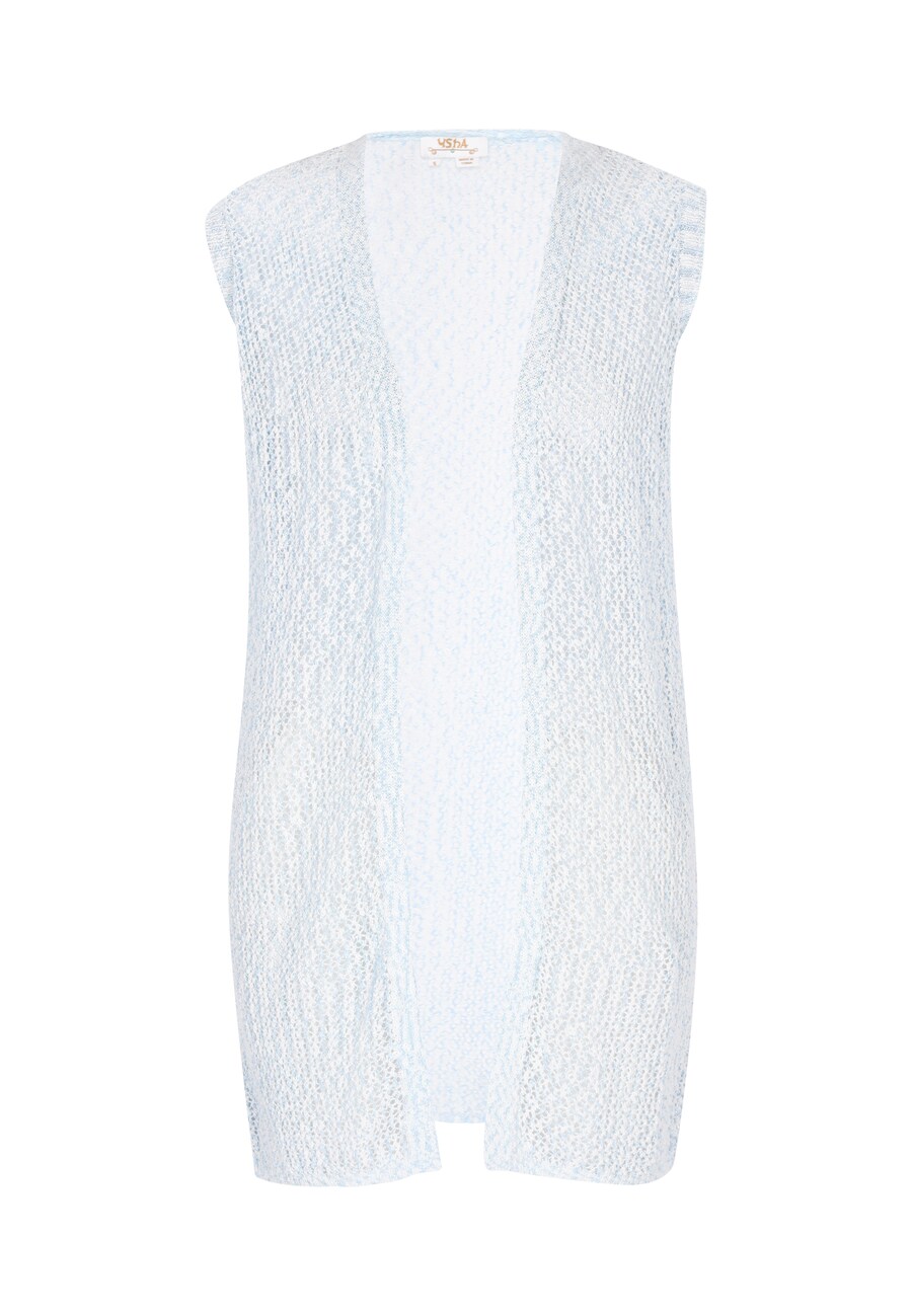 

Вязаный жилет usha FESTIVAL Fashion Look, светло-голубой