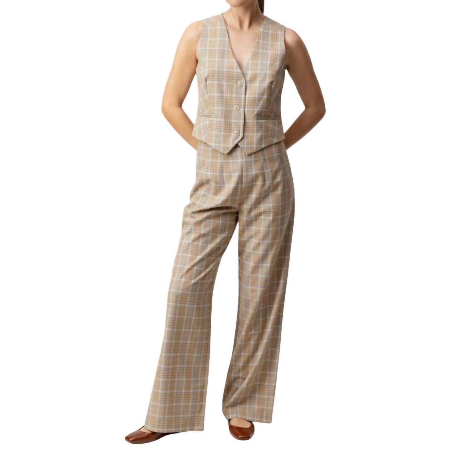 

Брюки Iliana в клетку Taviara sundays, цвет taviara plaid