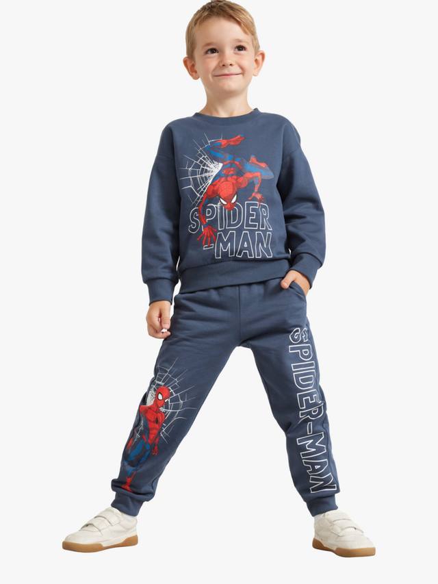 

Детские хлопковые брюки Spiderman Lindex, Dark Blue