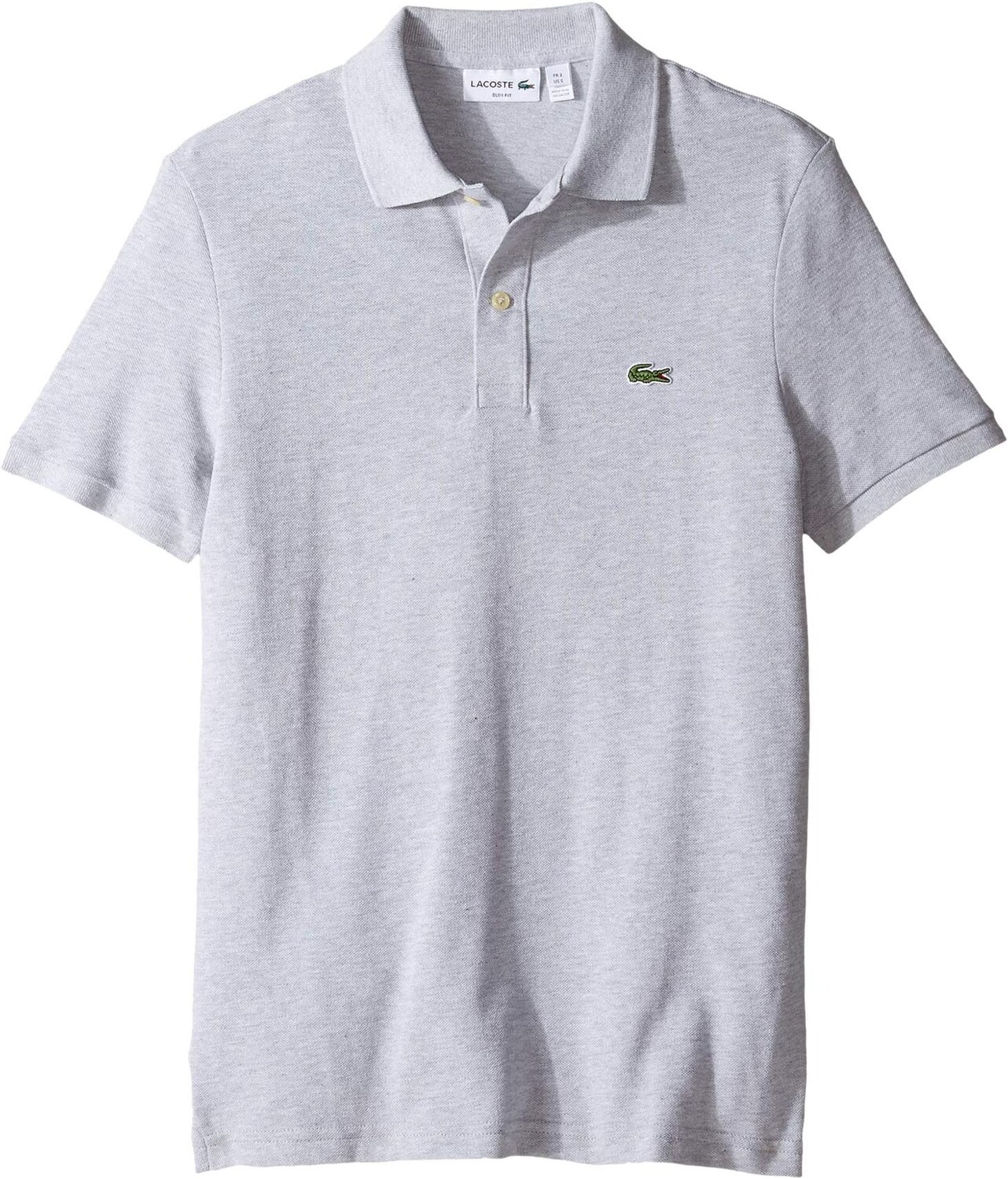 

Рубашка-поло Short Sleeve Slim Fit Pique Polo Lacoste, цвет Silver Chine