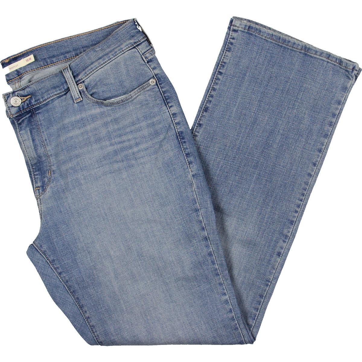 

Плюс Женские джинсы средней посадки стретч Bootcut Levi Strauss & Co., синий