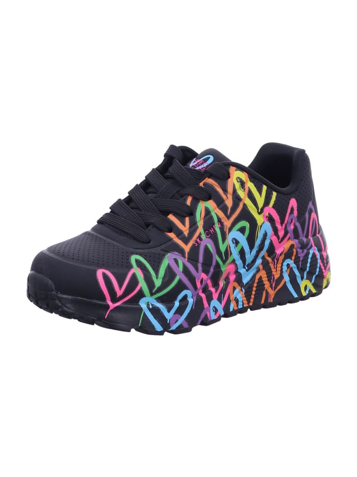 

Низкие кроссовки Skechers UNO LITE SPREAD THE LOVE, цвет black/multi