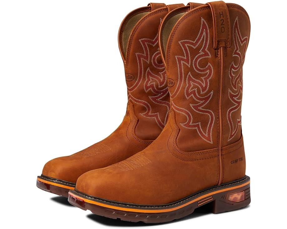 

Ботинки Justin Resistor Pull-On, цвет Caramel Brown 1