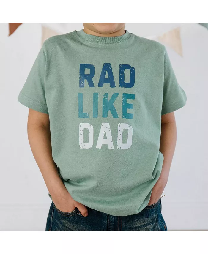 Футболка с коротким рукавом для мальчиков Rad Like Dad Sweet Wink, зеленый — фото 2