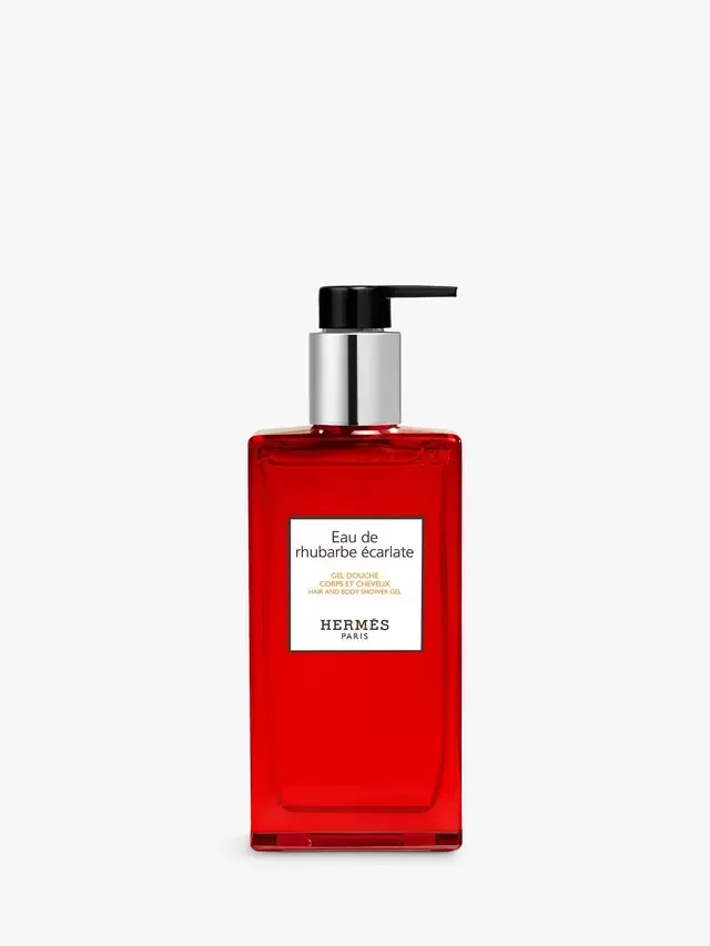 Гель для душа для волос и тела Eau de Rhubarbe Écarlate, 200 мл Hermès