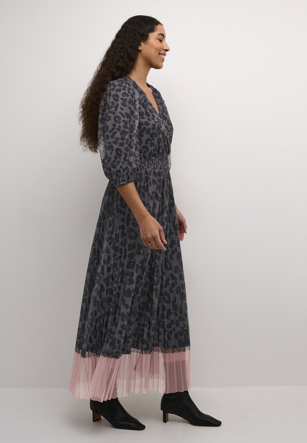 

Платье макси CHANCY Culture, темно-серый