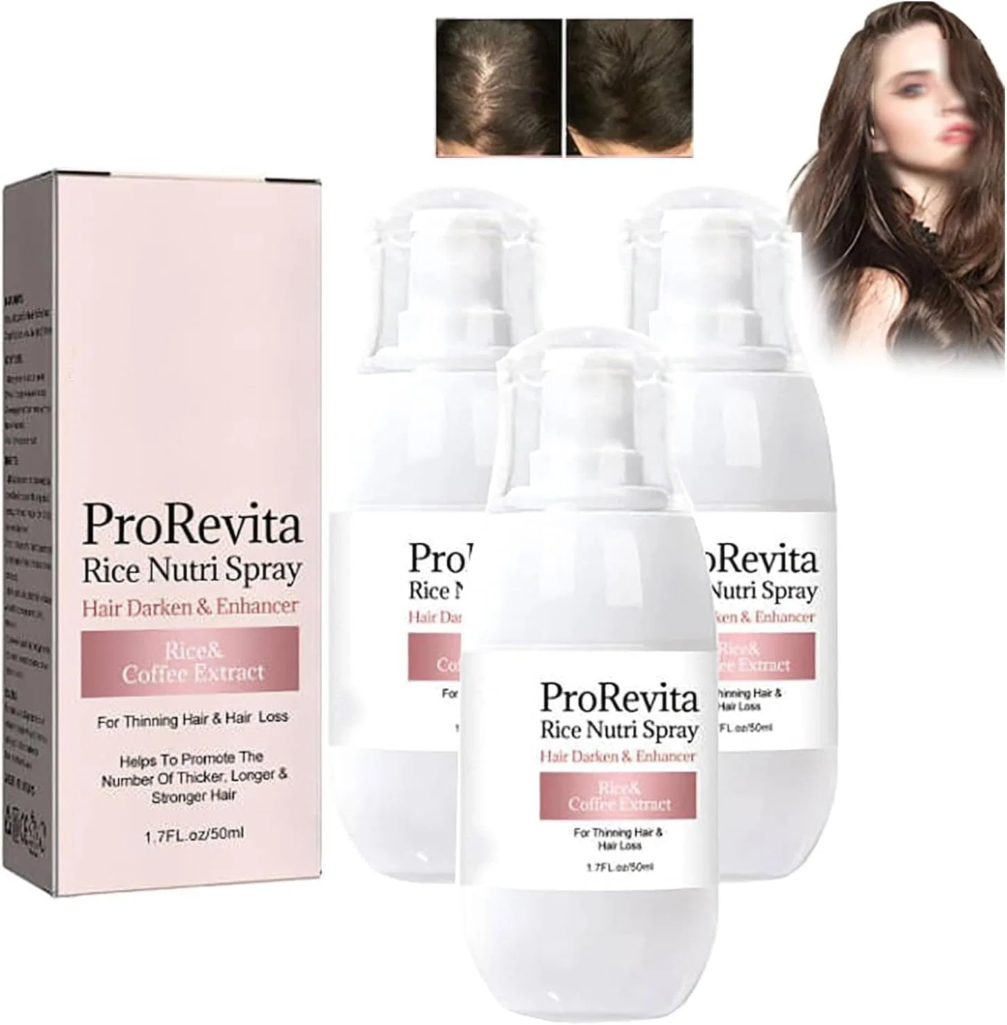 Спрей для роста волос «H-Regrow 2.0» от Zephta Rietoiu, 3 Pieces.