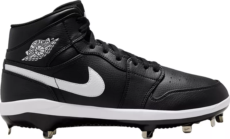 

Мужские бейсбольные бутсы Nike Jordan 1 Retro Metal High, черный/белый/черный