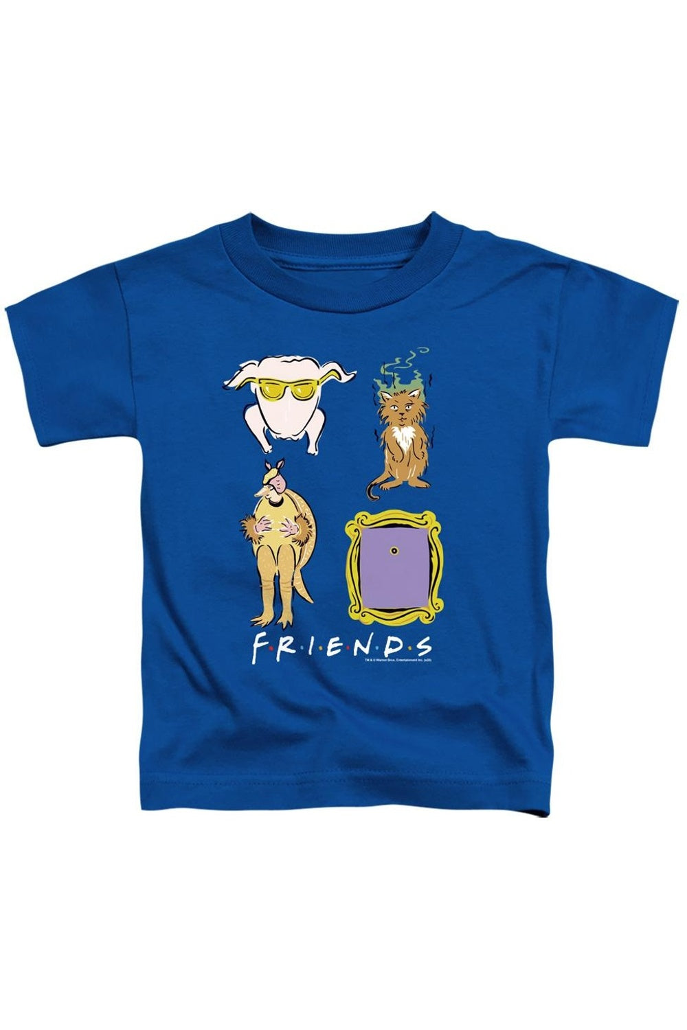 

Футболка Friends Symbols с коротким рукавом для малышей Gildan, синий