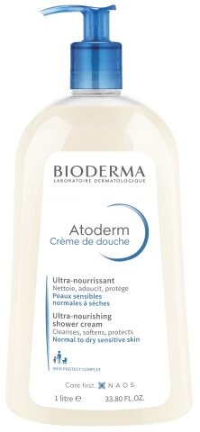 

Крем-гель для умывания лица и тела, 1000 мл Bioderma Atoderm Creme De Douche