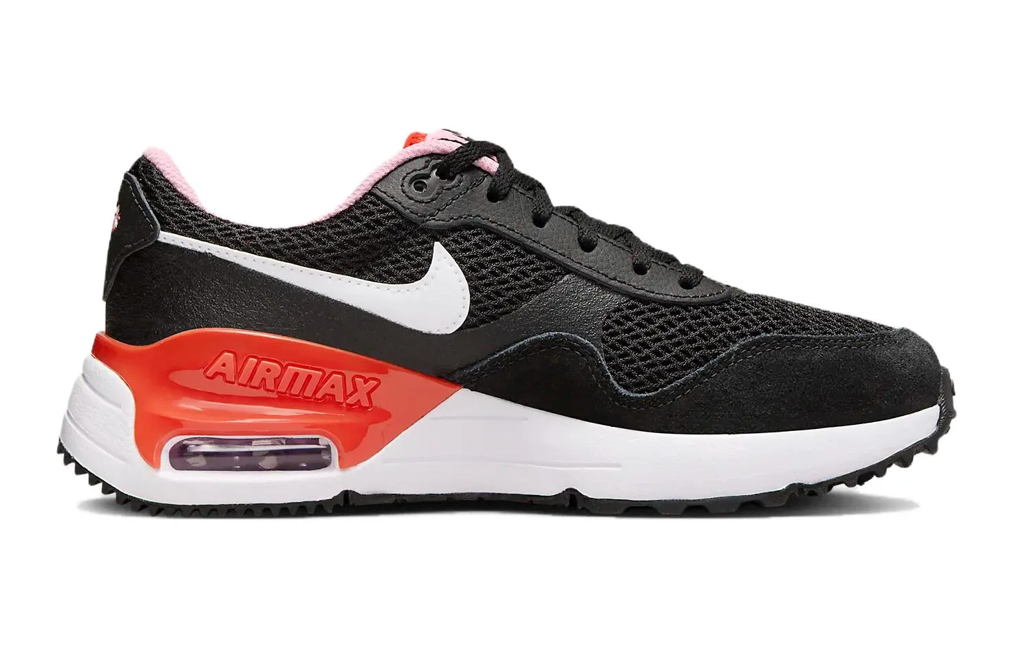 Кроссовки Air Max SYSTM SE GS 'Floral' Nike, черный красный — фото 4